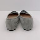 Penny Loves Kenny  Heart Glitter Sequin Pointy Toe Gray Suede Flats Photo 3