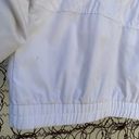 London Fog Vintage 90s  white lattice front bomber jacket Photo 6