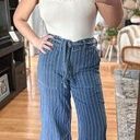 Seven7  wide leg striped jeans Photo 0