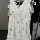 White Soft Linen Dress Size L Photo 1