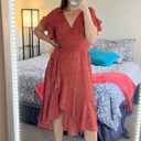 Max Studio Wrap Ruffle Dress Photo 2