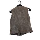 Talbots  Petites Tweed Wool Silk Blend Autumn Leaves Sleeveless Button Down Vest Photo 1