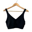 Zyia  Sports bra black v neck athletic top small yoga Photo 0