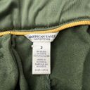 American Eagle  Vintage Y2K Womens Green Track Pants Zip Ankle Size 2 Photo 1