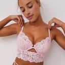 For Love & Lemons  for Victoria Secret Creamsicle Pale pink Lace Underwire Bra Photo 0