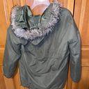 Forever 21 Green Parka Coat Photo 4