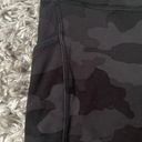 Lululemon  black formation Camo align 8” bike shorts with pockets size 4 Photo 1