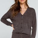 Full Tilt Cozy Button Womens Cardigan - Charcoal Photo 0