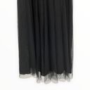 Oleg Cassini OC by  Black Tulle Beaded Trim Cami Strap Midi Dress size 8 NWT Photo 3