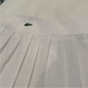 Lacoste Athletic Pleated White Tennis Mini Skirt Sport Photo 6