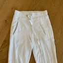 The Range  - Ribbed Cotton Blend Track Pants in White Photo 1