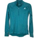 Reebok  | Teal Athletic Pullover 1/4 Zip Jacket XS Photo 0