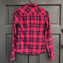 TNA Plaid Flannel Shirt Size XXS Photo 3