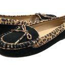 Jack Rogers  Millie Suede Leopard Trim Moccasins Photo 4