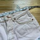 ZARA LIGHT PINK DENIM BERMUDA HIGH WAIST SHORTS SS21 USA 4 Photo 5