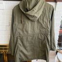 Old Navy Anorak Army Green Khaki Drape Lightweight Utility Jacket Size S Photo 2