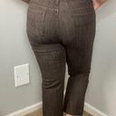 Bill Blass Y2k  Brown Kick Flare Ankle Mid Rise Denim Jeans Size 16 Photo 1