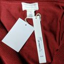 Caslon  (Nordstrom) Side Slit Cowl Neck Tunic Sweater in Burgundy XXL NWT Photo 5