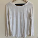 CAbi  Center Sweatshirt 5555 White Open Back Womens Size XS Casual Pullover Photo 2