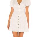 l*space  Sabrina Puff Sleeve Dress Cream Ivory Size XLarge nwt Photo 0