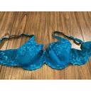 Hips & Curves Underwire Lace Floral T Shirt Bra Blue 40DD style 00201493 new Size undefined Photo 2