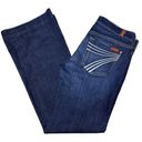 7 For All Mankind Dojo Original Trouser Jeans Low Rise Wide Leg Size 26 x 29 Photo 10