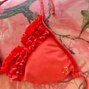 GUESS y2k  mcbling frilly rhinestone bikini top Photo 5