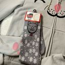 Big Bang Theory Cat Full Zip Up Hoodie Sweatshirt with Matching Socks! Gray Photo 1