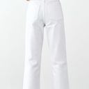 ZARA White High Rise Straight Leg Jeans Photo 1