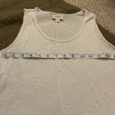 LuLaRoe  White Tank Top Size S Photo 3