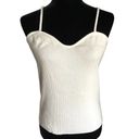 Petal  Dew Womens Cami Top Size XL Soft Ribbed Knitted White Adjustable Strap NEW Photo 1