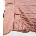 Talbots NWT  Stand Up Collared Quilted Vest Jacket Dark Brown Women Small Petites Photo 7