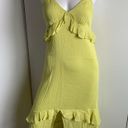 Lulus *NWT*  Chartreuse Medium spaghetti strap midi dress Photo 0