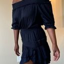 DO+BE Black Off The Shoulder Mini Dress Size Medium Photo 5