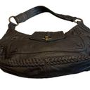 wilson's leather Wilson’s Brown Pebble Leather Hobo Shoulder Bag Photo 6