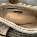 Perlina Leather Light Grey Small Crossbody convertible handbag Purse Photo 3