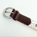 Aeropostale  Neutral Beige Brown Woven Faux Leather Belt S Photo 5