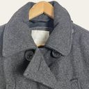 American Eagle  Dark Gray Utilitarian Wool Pea Coat Size M Photo 2