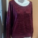 Nine West  burgundy pullover sweatshirt nwt Photo 1