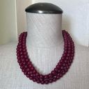 Statement Necklace Red Bead Multi Chunky Cosplay Beach Vaca Wedding Bride Tribal Photo 9