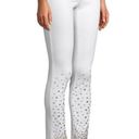 L'Agence NWT L’Agence Tilly Cropped Rhinestone Skinny Jeans in Blanc Photo 84