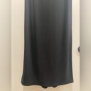 Jessica McClintock VTG 90s  Gunne Sax Black Feather-Trim Sleeveless Maxi Dress Photo 4