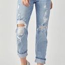 Risen NWT  High Rise Distressed Plus Size Boyfriend Jeans Photo 0