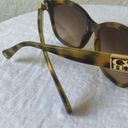 Coach : Brown Tortoise Cortney (L023) Brown/Lime Green Sunglasses-marks on lenses Photo 4