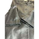 Anne Klein  Leather Coat Jacket Size Small Genuine Lamb Skin Button Down *READ* Photo 8