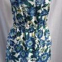 The Loft * "" GREEN & BLUE FLORAL CASUAL CAREER SUMMER DRESS SIZE: 8 NWT Photo 0