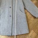 London Fog  Light Blue Wool Blend Winter Over Coat ~ Women’s Size 8 Photo 11