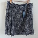 Tommy Hilfiger NWT  Pleated Navy Abstract Floral Skirt 12 Photo 0