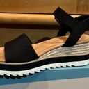 Toms Tom’s Diana Black Canvas Sandals 6.5   Photo 6