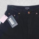 Pretty Little Thing Curve Black Straight Leg Jeans US Size 6 Photo 1